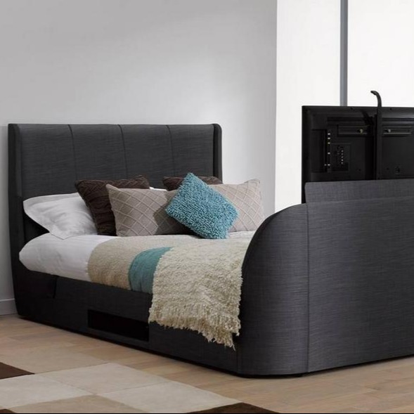 Titanium Fabric TV Bed